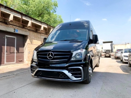 Photo Mercedes Benz Sprinter W906 kompletny zestaw karoserii przedni zderzak Elegance tuning 2013-2018 | DL Auto Design