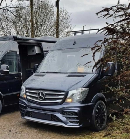 Photo Mercedes Benz Sprinter W906 kompletny zestaw karoserii przedni zderzak Elegance tuning 2013-2018 | DL Auto Design