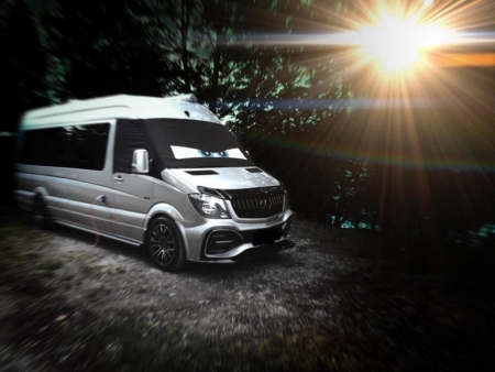 Photo Mercedes Benz Sprinter W906 kompletny zestaw karoserii grill przedni GT tuning 2013-2018 | DL Auto Design