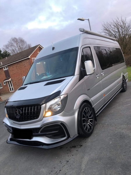 Photo Mercedes Benz Sprinter W906 kompletny zestaw karoserii grill przedni GT tuning 2013-2018 | DL Auto Design