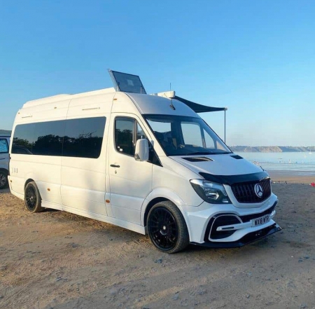 Photo Mercedes Benz Sprinter W906 kompletny zestaw karoserii grill przedni GT tuning 2013-2018 | DL Auto Design