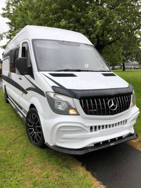 Photo Mercedes Benz Sprinter W906 kompletny zestaw karoserii grill przedni GT tuning 2013-2018 | DL Auto Design