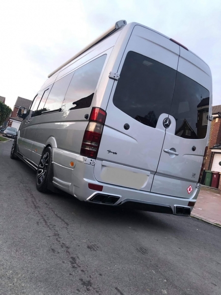 Photo Mercedes Benz Sprinter W906 kompletny zestaw karoserii tylny zderzak tuning 2007-2018 | DL Auto Design