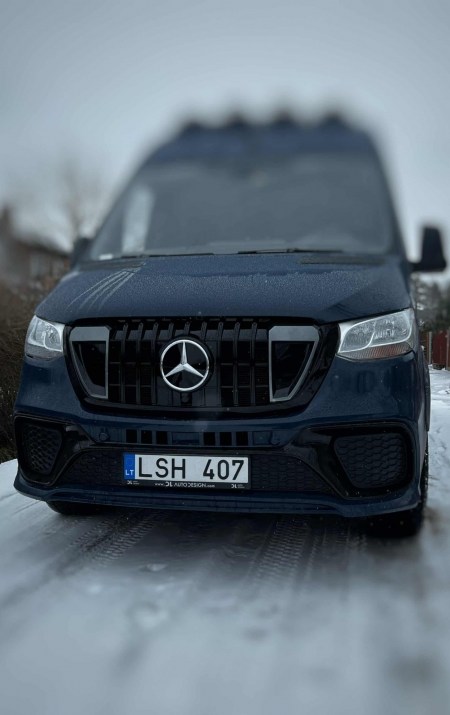 Photo Mercedes Benz Sprinter W907 W910 kompletny zestaw karoserii grill przedni Diamond | DL Auto Design