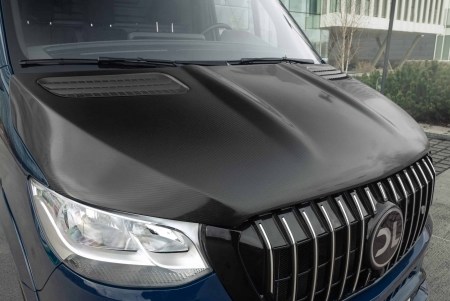 Photo Mercedes Benz Sprinter W907 W910 kompletny zestaw karoserii spoiler dachowy | DL Auto Design