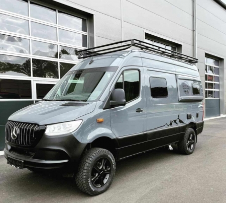Photo Mercedes Benz Sprinter W907 W910 Full Body Kit Gt Radiator Front Grill Tuning 2018-2025 | DL Auto Design