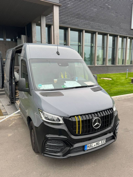 Photo Mercedes Benz Sprinter W907 W910 Full Body Kit Vip Front Bumper Tuning 2018-2025 | DL Auto Design