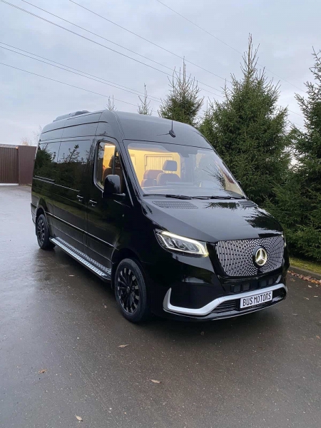 Photo Mercedes Benz Sprinter W907 W910 kompletny zestaw karoserii grill przedni Star tuning 2018-2025 | DL Auto Design