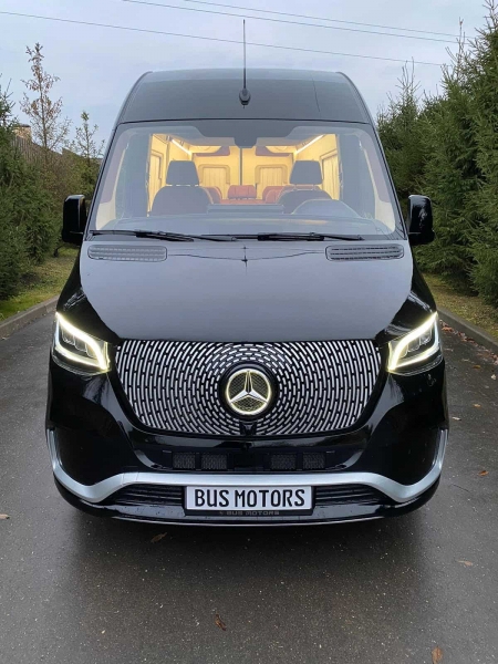 Photo Mercedes Benz Sprinter W907 W910 kompletny zestaw karoserii grill przedni Star tuning 2018-2025 | DL Auto Design