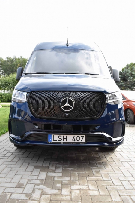 Photo Mercedes Benz Sprinter W907 W910 kompletny zestaw karoserii grill przedni Star tuning 2018-2025 | DL Auto Design