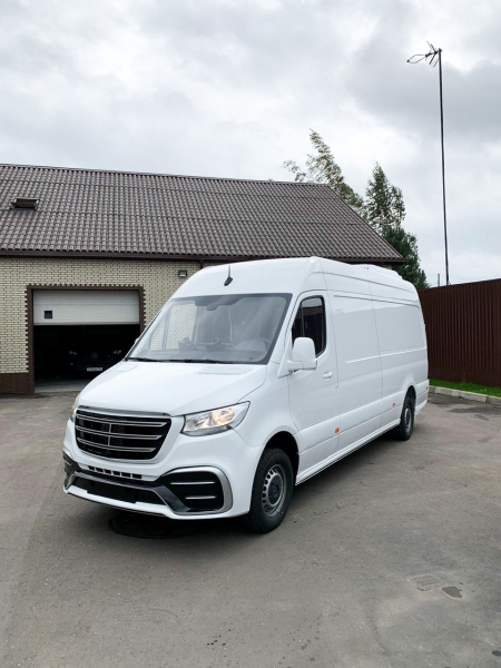 Photo Mercedes Benz Sprinter W907 W910 kompletny zestaw karoserii grill przedni Elegance tuning 2018-2025 | DL Auto Design