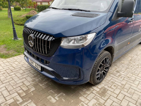 Photo Mercedes Benz Sprinter W907 W910 zestaw karoserii przedni zderzak VIP tuning 2018-2025. Grill przedni gratis | DL Auto Design