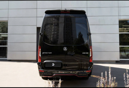 Photo Mercedes Benz Sprinter W907 Sport (przedni zderzak Facelift + grill przedni dowolny wzór + tylny zderzak dowolny wzór + progi boczne). Wysyłka do dowolnego kraju w Europie gratis | DL Auto Design