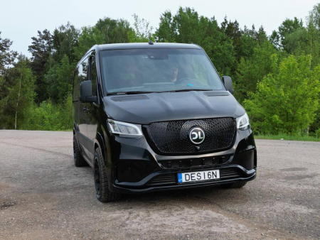 Photo Mercedes Benz Sprinter W907 VIP (przedni zderzak + grill przedni dowolny wzór + tylny zderzak + progi boczne). Wysyłka do dowolnego kraju w Europie gratis | DL Auto Design