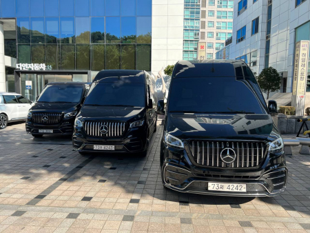 Photo Mercedes Benz Sprinter W907 VIP (przedni zderzak + grill przedni dowolny wzór + tylny zderzak + progi boczne). Wysyłka do dowolnego kraju w Europie gratis | DL Auto Design